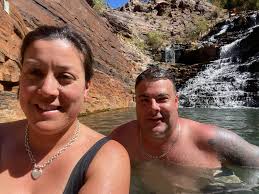 Fortescue falls in Karijini just an easy staircase down, 290 steps