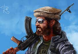 cia operative disguised as afghan mujahideen soviet afghan war afghan war military artwork afghanistan war