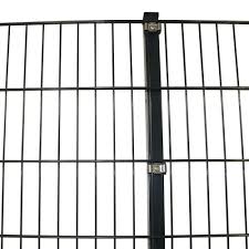 Gitterzaun 1008 Mm 6 5 6 Pfostentyp Ii Anthrazit Ral 7016 Gitterzaun Doppelstabmattenzaun Und Zaun