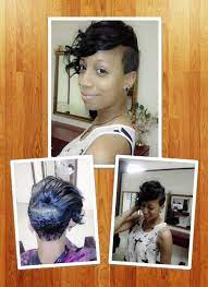 Cute Asymmetrical Hairstyle Black Women Hairstyles Asymmetrical Hairstyles Black Hair Salons