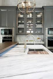 Calacatta Ondulato Marble Countertop Contemporary Kitchen Glass Kitchen Cabinets Kitchen Marble Beautiful Kitchens