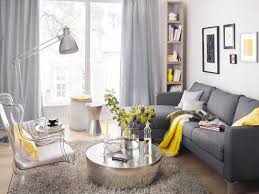 Alice in wonderland tea room style living room. Sectional Gray Yellow And Chrome Color Scheme Living Room Interior Design Small Living Room Design Yellow Living Room Grey And Yellow Living Room