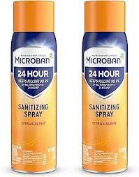 4 Cans Homebright Spray 2 Linen 2 Citrus Scent 6 Oz Each Antibacterial Spray Citrus Scent Disinfectant Spray