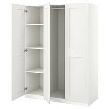 Two people are needed to assemble this furniture. Pax Grimo Wardrobe Combination White Ikea