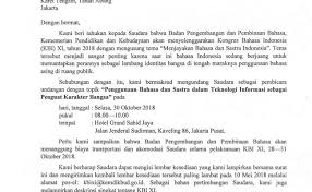 Surat resmi adalah surat yang digunakan untuk berbagai keperluan resmi oleh sebuah instansi atau organisasi. Contoh Surat Resmi Gaya Indonesia Baru Contoh Surat Terbaru Cute766