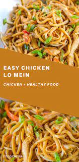 Chicken Lo Mein Recipe Chicken Recipes Healthy Chicken Recipes Chicken Lo Mein