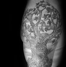 Top 59 Family Tree Tattoo Ideas 2020 Inspiration Guide Tree Tattoo Men Tree Sleeve Tattoo Family Tree Tattoo
