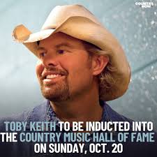 The late country music icon Toby Keith will officially be inducted into the  Country Music Hall of Fame during the Medallion Ceremony