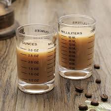Buy Bcnmviku 2pack Black Shot Glasses Measuring Cup 3 Ounce 90ml Liquid Heavy High Espresso Glass Cup Online In Vietnam B093fj9q1w