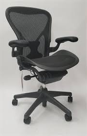 herman miller aeron chair size c fully featured gray