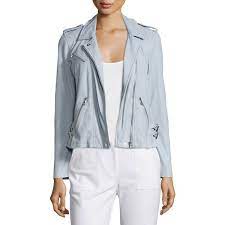 Rebecca Taylor Washed Leather Moto Jacket Real Leather Jacket Leather Moto Jacket Washed Leather Jacket