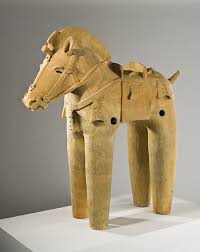 Japan Haniwa Horse 6th Century A D Archaeological Artifact Earthenware Lacma Sculpture Ancient Art