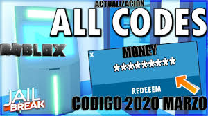 He probado todos los códigos de jailbreak nuevo y viejos y solo me han funcionado los mas nuevos que he subido en el vídeo. Nuevo Codigo En Jailbreak Marzo 2020 Code Jailbreak Money Roblox Youtube