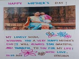 This pretty mother's day card design is as pretty as it is sweet! Middle School Card Making Activity On Mother S Day The Indian School