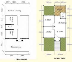10 Denah Rumah Tipe 36 Sederhana Minimalis Denah Rumah Rumah Minimalis Rumah