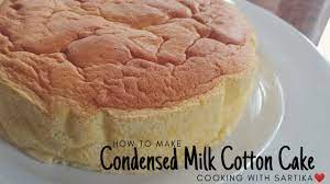 Want the best cake idea using this sweet storecupboard staple? Condensed Milk Cotton Cake Recipe Recipe Video Youtube