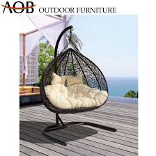 China Modern Outdoor Patio Hotel Balcony Hanging Set Beach Poolside Deck Teardrop Shape Rattan Rocking Swing Chair China Home Furniture Set Garden Sets Hugglepod lite hanging chair by hearthsong indoor outdoor pink teardrop hanging.