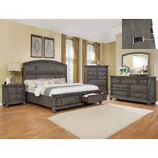You can find it here. Mb201 Traditional Gray King Master Bedroom Set