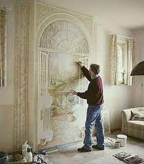 25 Ideas On How You Can Paint Your Living Room 3d Wall Painting Wall Paint Designs Mural Painting
