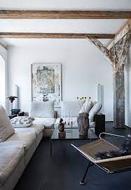 love klassisches design zwischen balken und marmor wohnzimmer dekor haus deko mobeldesign
