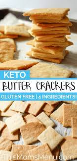 Keto Butter Crackers Recipe Keto Recipes Easy Low Carb Crackers Low Carb Keto Recipes