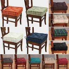 Chair cushion removable dining room pad seats tie on home solid patio outdoor. Chair Pads With Ties You Ll Love In 2021 Visualhunt