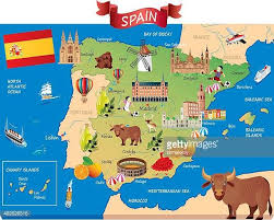 Cartoon Map Of Spain Vector Id482626516 612 490 Map Of Spain Spain Cartoon Map