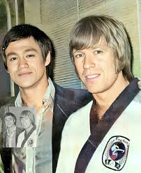 Bruce Lee and Chuck Norris 💪🌟🌟💪
