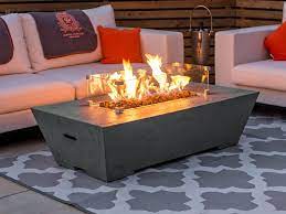 Our outdoor fire pit use propane gas to support stable and clean burning. Nova Outdoor Living Gladstone Gas Fire Pit With Wind Guard Firepit And Fire Bowl At Mattressman