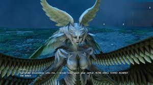 The opening cutscene for the garuda fight! Final Fantasy Xv Ffxiv Crossover The Howling Eye Extreme Level 120 Garuda Boss Fight Youtube