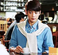 Minho Drinking Coffee To The Beautiful You Gif You Are Beautiful Minho Beautiful