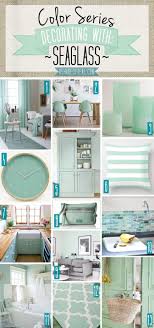 Color Series Decorating With Seaglass Home Decor Coral Bathroom Decor Home