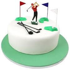 Amazon Com Pme Gs010 Set Cake Topper Golf Decorations Plastic Figures 13 Pieces Green Red Blue White Black Standard Multic Golf Cake Buy Cake Cake Toppers