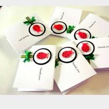 Birthday Return Gift Ideas For 10 Year Old Lady Bug Thank You Birthday Return Gift Card 1 Rs 149 More Than 10 Rs 129 Per Car Birthday Thank You Cards Ladybug Birthday Birthday Invitations Girl