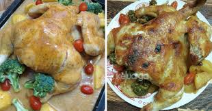 Jika ia tak dipotong, jangan lupa masukkan sedikit bahan perapan ke dalam ayam nanti. Resipi Ayam Panggang Ala Kenny Rogers Crunchy Di Luar Juicy Di Dalam Enaknya Keluarga