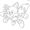 Free printable tails sonic coloring pages. 1