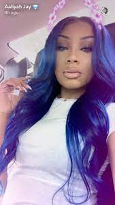 Rest assured, you are going to rock this blonde black girl with buzzed hair look. 65 Best Black Girl Blue Hair Ideas Blue Hair Hair Natural Hair Styles