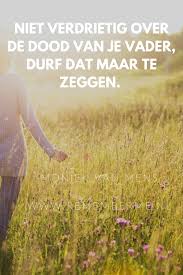 Niet Verdrietig Over De Dood Van Je Vader Durf Dat Maar Te Zeggen Vader Verdrietig Dood