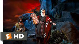 Movie begin at about the 6 minute mark due to movie introduction, but it's well worth watching the first minute and a half, then just skip to the six minute mark. The Ten Commandments 7 10 Movie Clip Moses Presents The Ten Commandments 1956 Hd Youtube