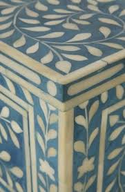 Maybe you would like to learn more about one of these? Blue Bone Inlay Bedside Table Iris Furnishing