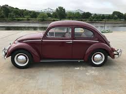Image result for Bordeaux Red 1950 Beetle