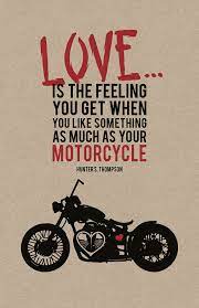 Love Is Motorcycle Print On 12pt Natural Kraft Paper Etsy Biker Quotes Bike Quotes Motorcycle Quotes