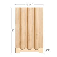 Get free shipping on qualified mdf boards, planks & panels or buy online pick up in store today in the lumber & composites department. Large Fluted Pilaster 4 1 4 W X 3 4 D X 8 Length Resin Is Priced Pe Mouldings Com