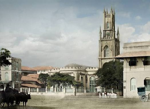 1850-1925 India, Views of old Bombay in Colour.. Full collection of restored photographs. Updated.