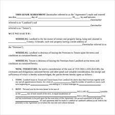 If any deductions are made, the landlord shall provide the tenant with a written itemized statement of expenses and receipts for cleaning or repairs for which deductions were made from the deposit. Free 10 Sample Simple Lease Agreement Templates In Pdf Ms Word Excel