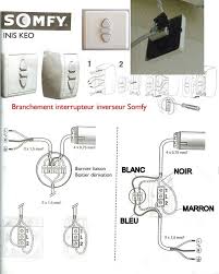 Cablage Branchement Bouton Interrupteur Inverseur Somfy Inis Keo Interrupteur Stores D Interieur Stores