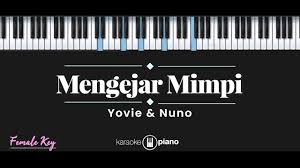 Chordtela meskipun engkau telah pergi mungkin takkan kembali. Mengejar Mimpi Yovie Nuno Karaoke Piano Female Key Youtube
