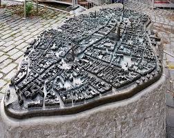 Lubecker Altstadt Lubeck Germany Image City Model Signage Design Wayfinding Signage