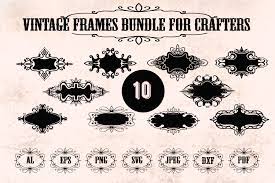 Download Gothic Frames Bundle Svg Vintage Frames Retro Frame Svg