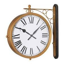 Kladdis Wanduhr Doppelseitig Messingfarben Ikea Orologio Moderno Orologi Da Parete Grande Orologio
